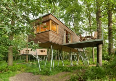 Dein Gartenhaus will hoch hinaus? Dann setze es auf Stelzen! Gartenhaus auf Stelzen setzen