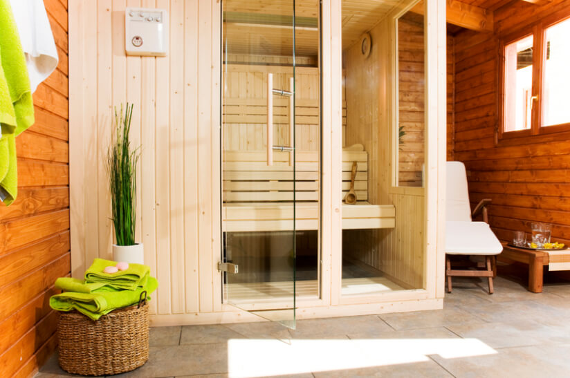 Sauna im Keller