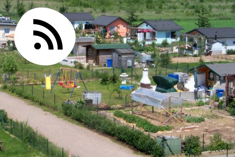wlan im schrebergarten