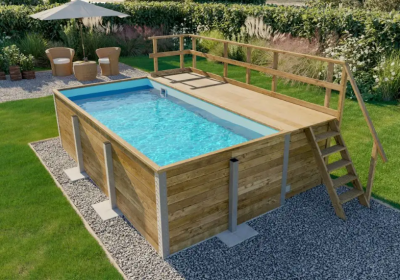 Welcher Bodenschutz für den Pool? Pool viereckig mit Bodenschutz