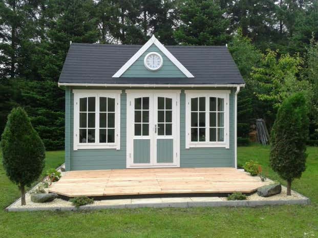 Klant afbeelding: Tuinhuis model Clockhouse-28
