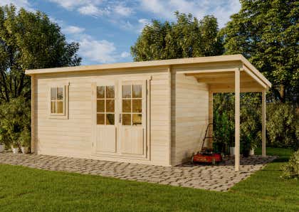 Tuinhuis York met schuin Dak