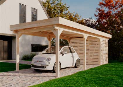 Alpholz Enkele Carport Freya