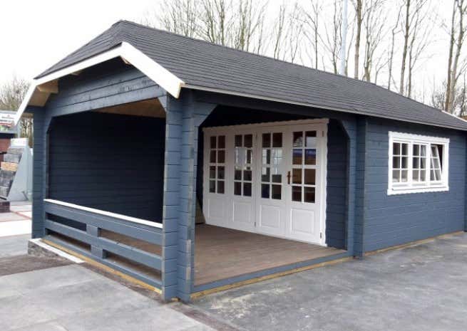 Klant afbeelding: Tuinhuis model Wolfskappe-50 B