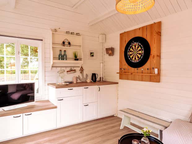 Klant afbeelding: Tuinhuis CLOCKHOUSE® 44 Royal ISO