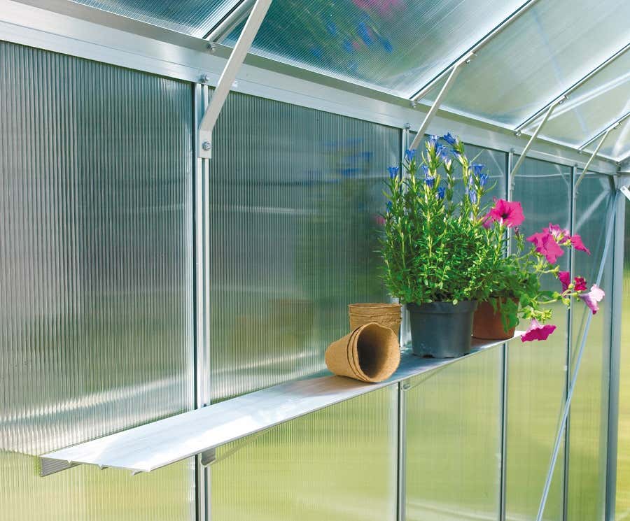 Aluminium Wandplank Donkergroen