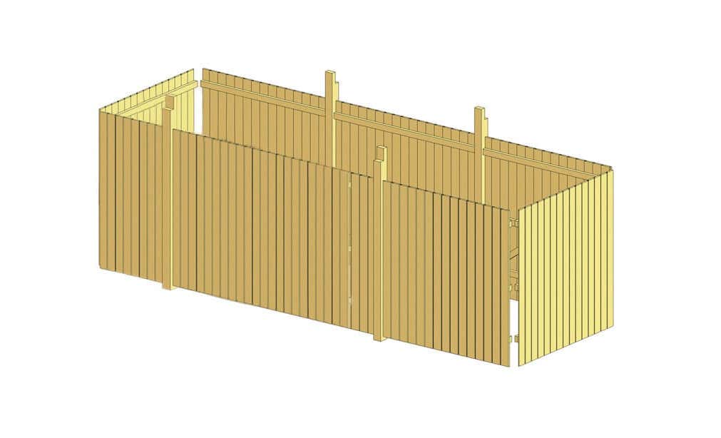 Opbergruimte voor Carport Göteborg maat 2