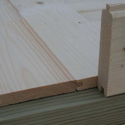 Houten vloer voor tuinhuis Askola 2/Oranienburg 3/Retola 2