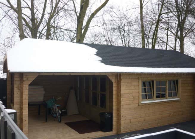 Klant afbeelding: Tuinhuis model Wolfskappe-50 B