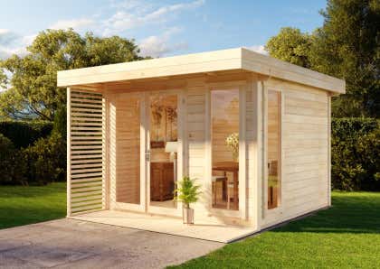 B-Ware tuinhuis Aldo-28 D - Zonder beschermende impregnering