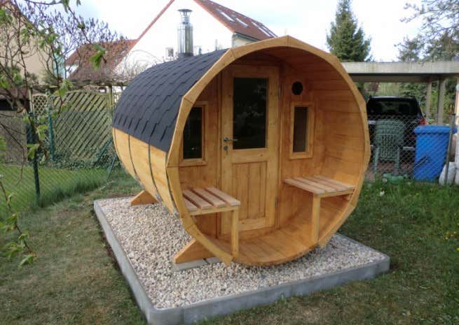 Klant afbeelding: FinnTherm Barrelsauna Max