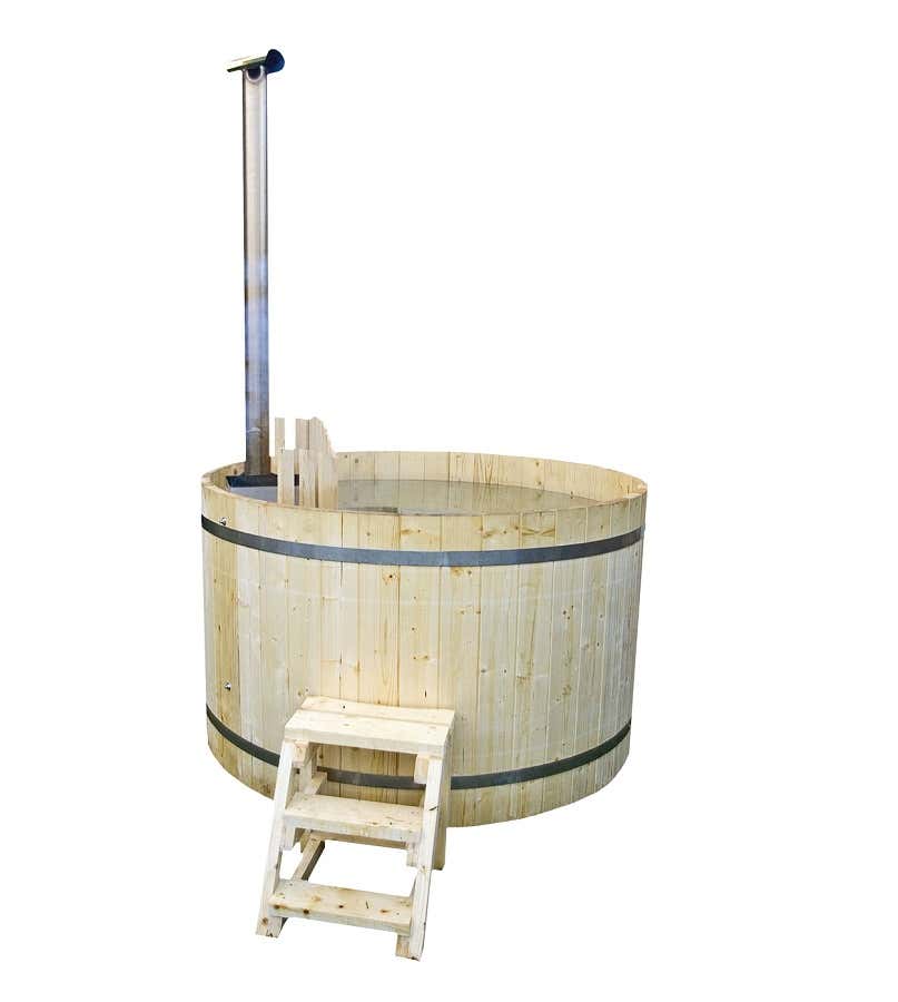 Holz-Badezuber aus Fichte - Rund Holz-Badezuber aus Fichte - Rund
