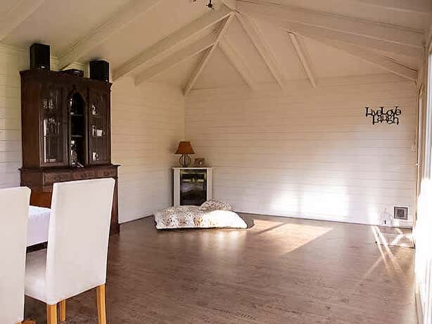 Klant afbeelding: 5-hoekig Tuinhuis Julia-40 ISO