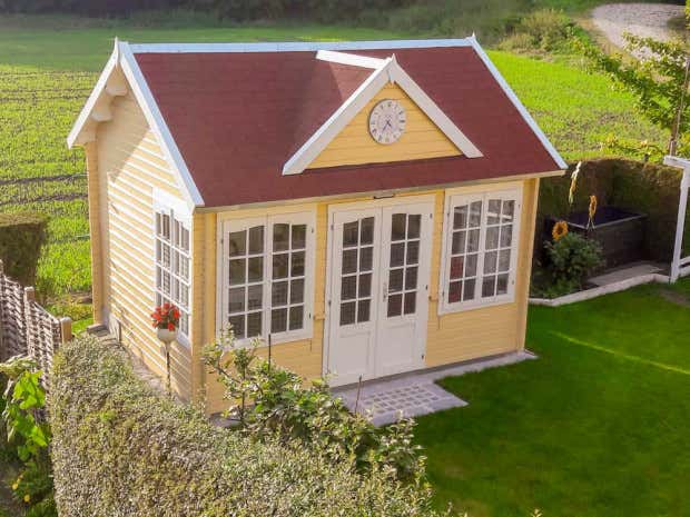 Klant afbeelding: Tuinhuis CLOCKHOUSE® 44 Royal ISO