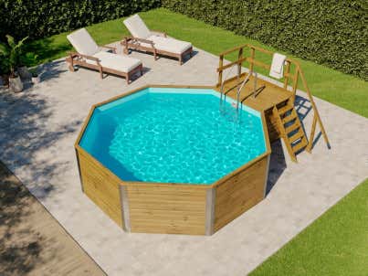 Gearceerd zoom Kameel Opbouw zwembaden| Outdoor-pool voor de tuin kopen