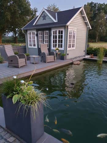 Klant afbeelding: Tuinhuis CLOCKHOUSE® 44 Royal ISO
