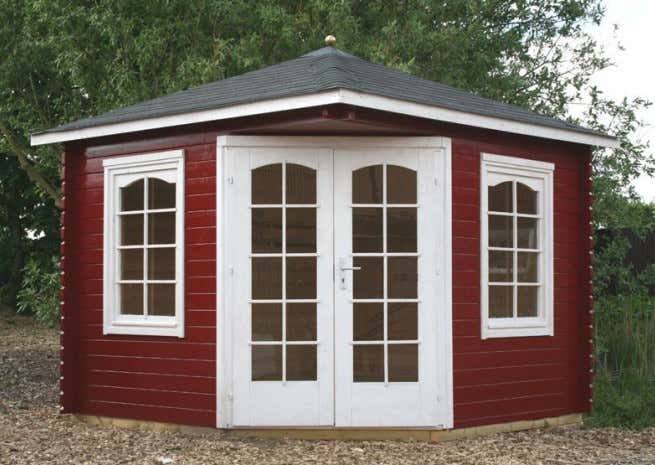 Klant afbeelding: 5-hoekig Tuinhuis Viking ISO