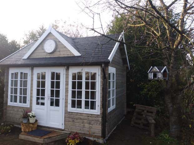 Klant afbeelding: Tuinhuis CLOCKHOUSE® 44 Royal ISO