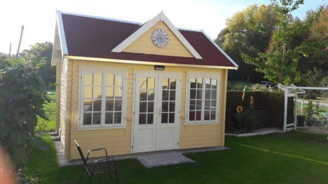 Klant afbeelding: Tuinhuis CLOCKHOUSE® 44 Royal ISO