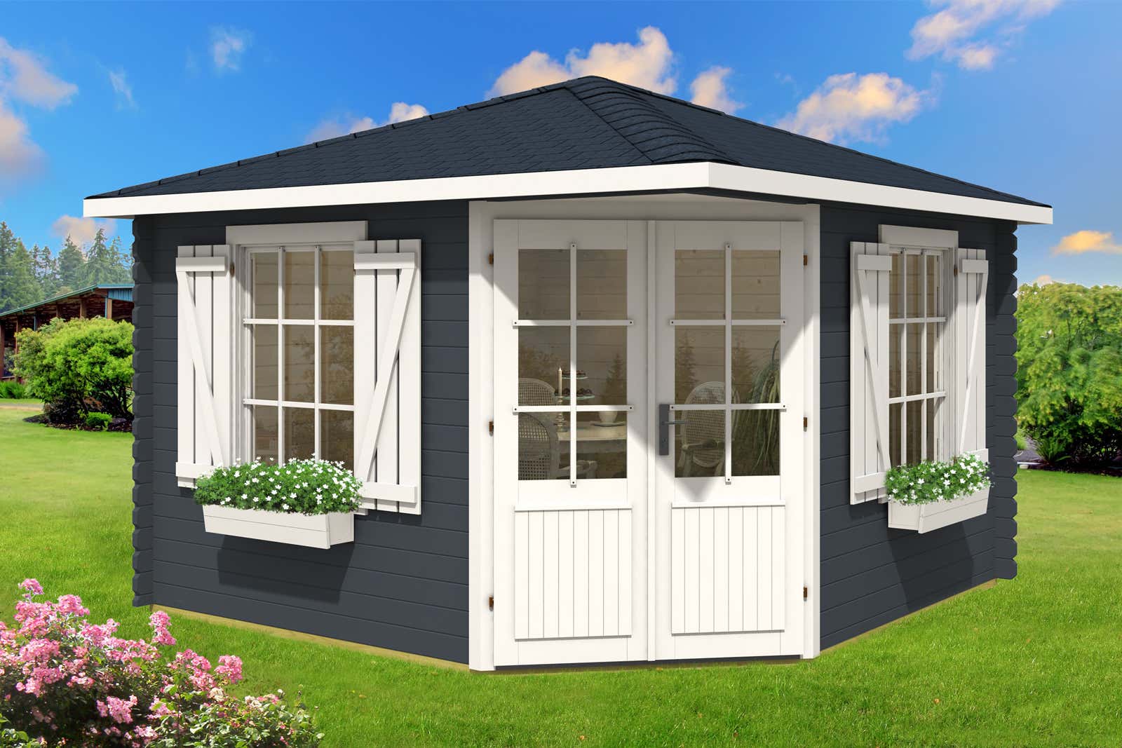 5hoekig Tuinhuis Monica Royal