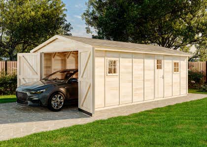 Alpholz enkele garage Skagen ML