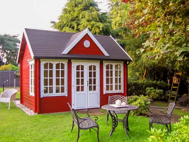 Klant afbeelding: Tuinhuis CLOCKHOUSE® 44 Royal ISO