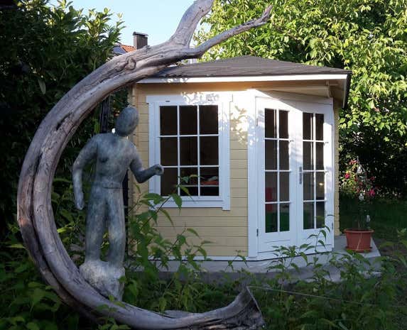 Klant afbeelding: 5-hoekig Tuinhuis model Sunny-C