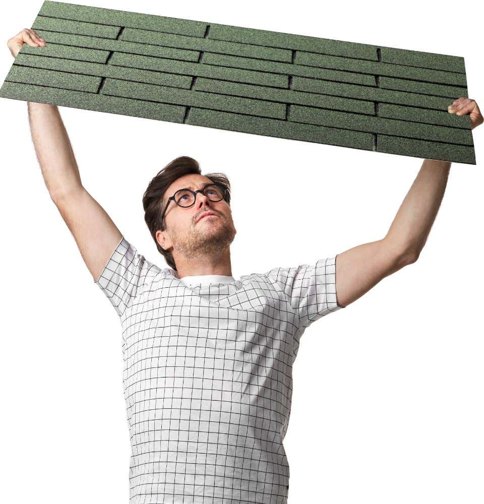 Dakshingles groen 6 m²