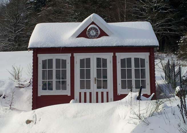 Klant afbeelding: Tuinhuis CLOCKHOUSE® 44 Royal ISO