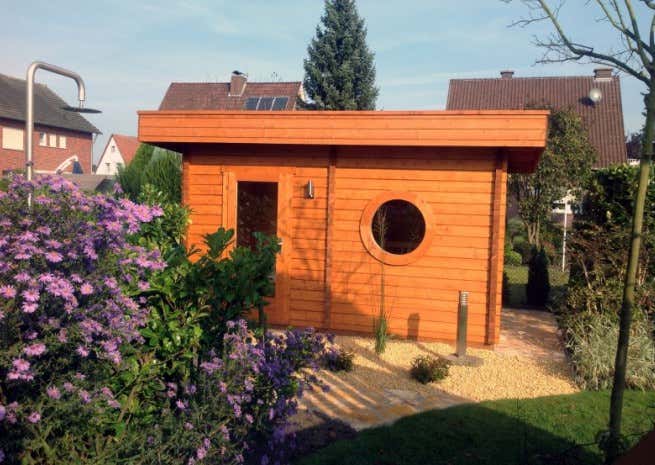 Klant afbeelding: Saunahuis Cubus-70 C