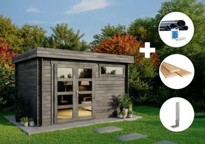 ECO Set - Tuinhuisje Leandro-28 - grijs