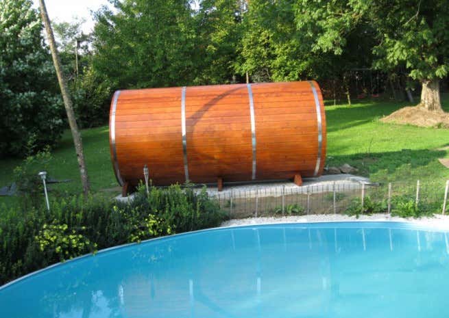 Klant afbeelding: FinnTherm Barrelsauna Max