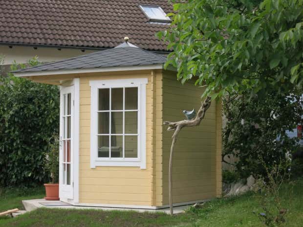 Klant afbeelding: 5-hoekig Tuinhuis model Sunny-C
