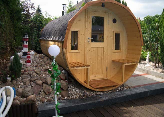 Klant afbeelding: FinnTherm Barrelsauna Max