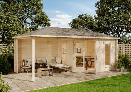 5-hoekig Tuinhuis Liwa