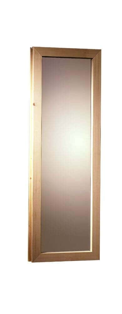 Saunaraam 40 185x42 bronskleurig glas