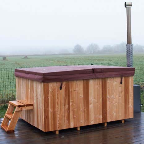 Klant afbeelding: Hot tub - Badkuip met sanitair acryl inzetstuk - Quattro