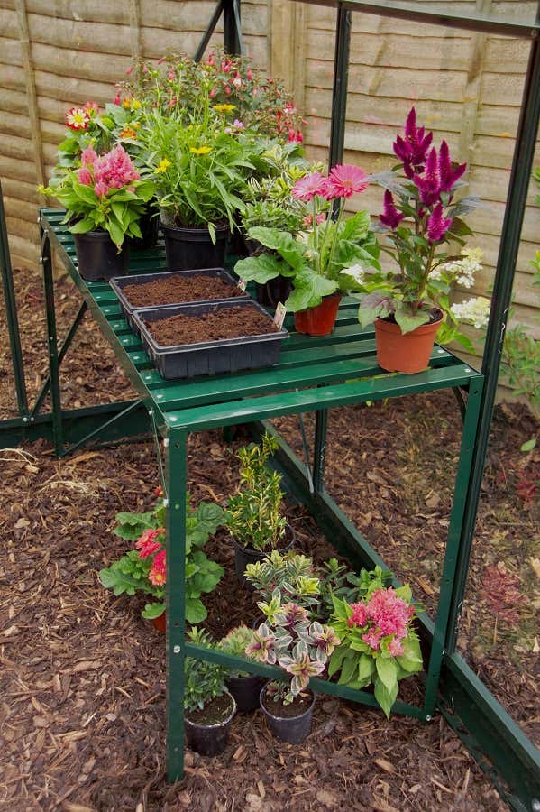 Aluminium Tafel Donkergroen met 1 Niveau