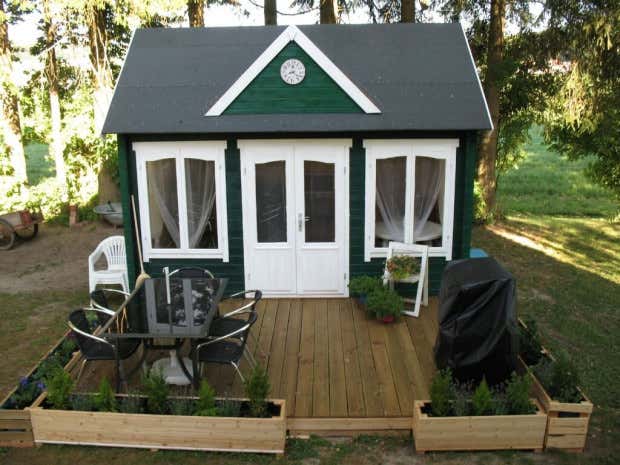 Klant afbeelding: Tuinhuis model Clockhouse-28