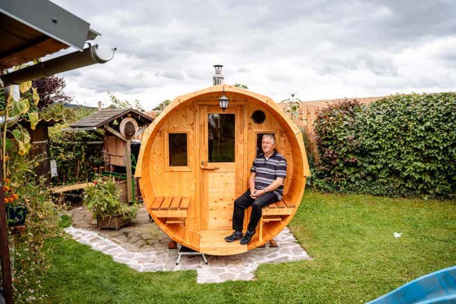 Klant afbeelding: FinnTherm Barrelsauna Sam