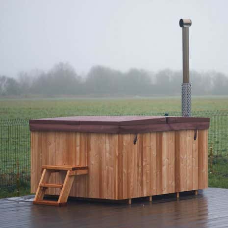 Klant afbeelding: Hot tub - Badkuip met sanitair acryl inzetstuk - Quattro