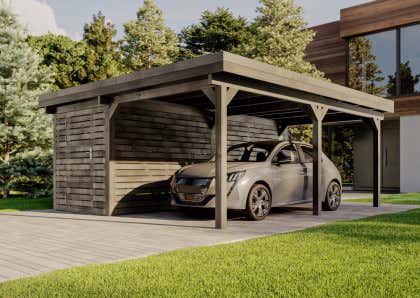 Alpholz enkele carport Lars 