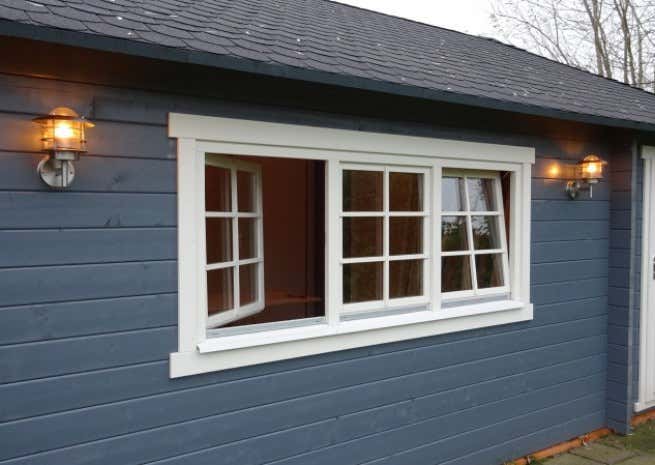 Klant afbeelding: Tuinhuis model Wolfskappe-50 B met Tuinhok