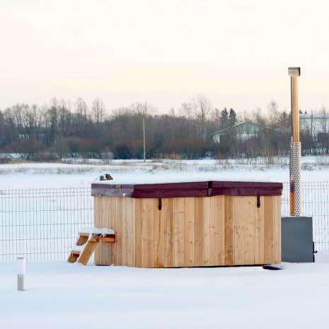 Klant afbeelding: Hot tub - Badkuip met sanitair acryl inzetstuk - Quattro