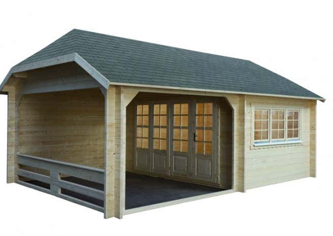 Klant afbeelding: Tuinhuis model Wolfskappe-50 B