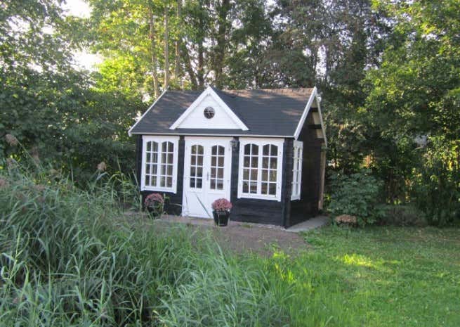 Klant afbeelding: Tuinhuis CLOCKHOUSE® 44 Royal ISO