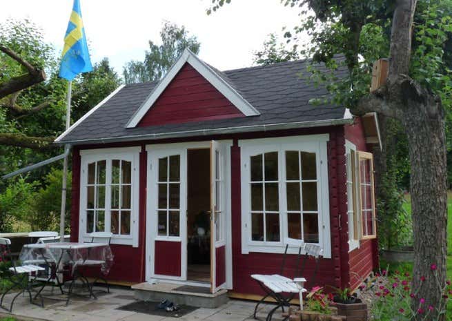Klant afbeelding: Tuinhuis CLOCKHOUSE® 44 Royal ISO