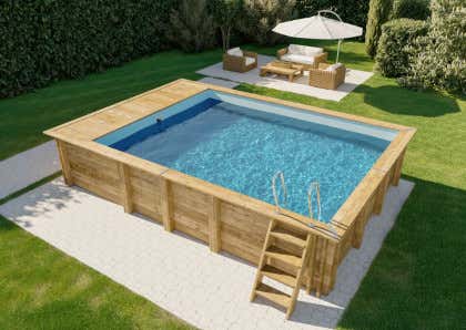 biologisch vacuüm Illusie Opbouw zwembaden| Outdoor-pool voor de tuin kopen
