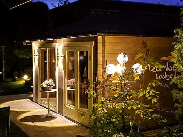 Klant afbeelding: 5-hoekig Tuinhuis Julia-40 ISO