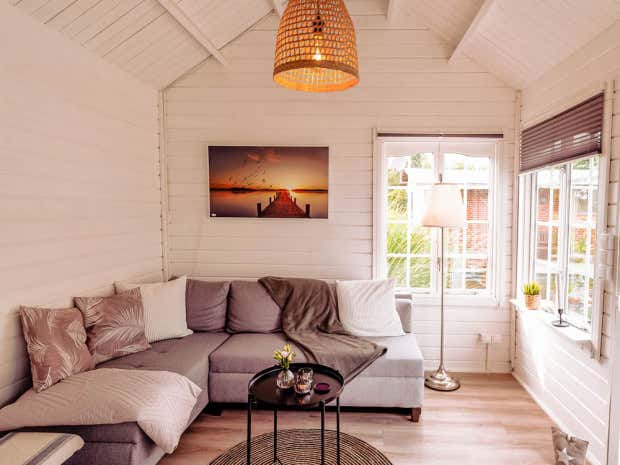 Klant afbeelding: Tuinhuis CLOCKHOUSE® 44 Royal ISO